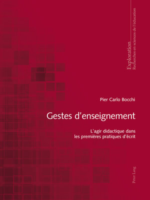 cover image of Gestes d'enseignement